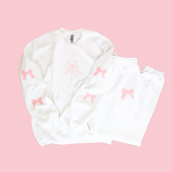 Pink Bow Sweatpants - Picture 7 of 8